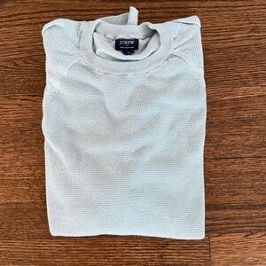 J.Crew Cotton Thermal Crewneck Sweater-Medium